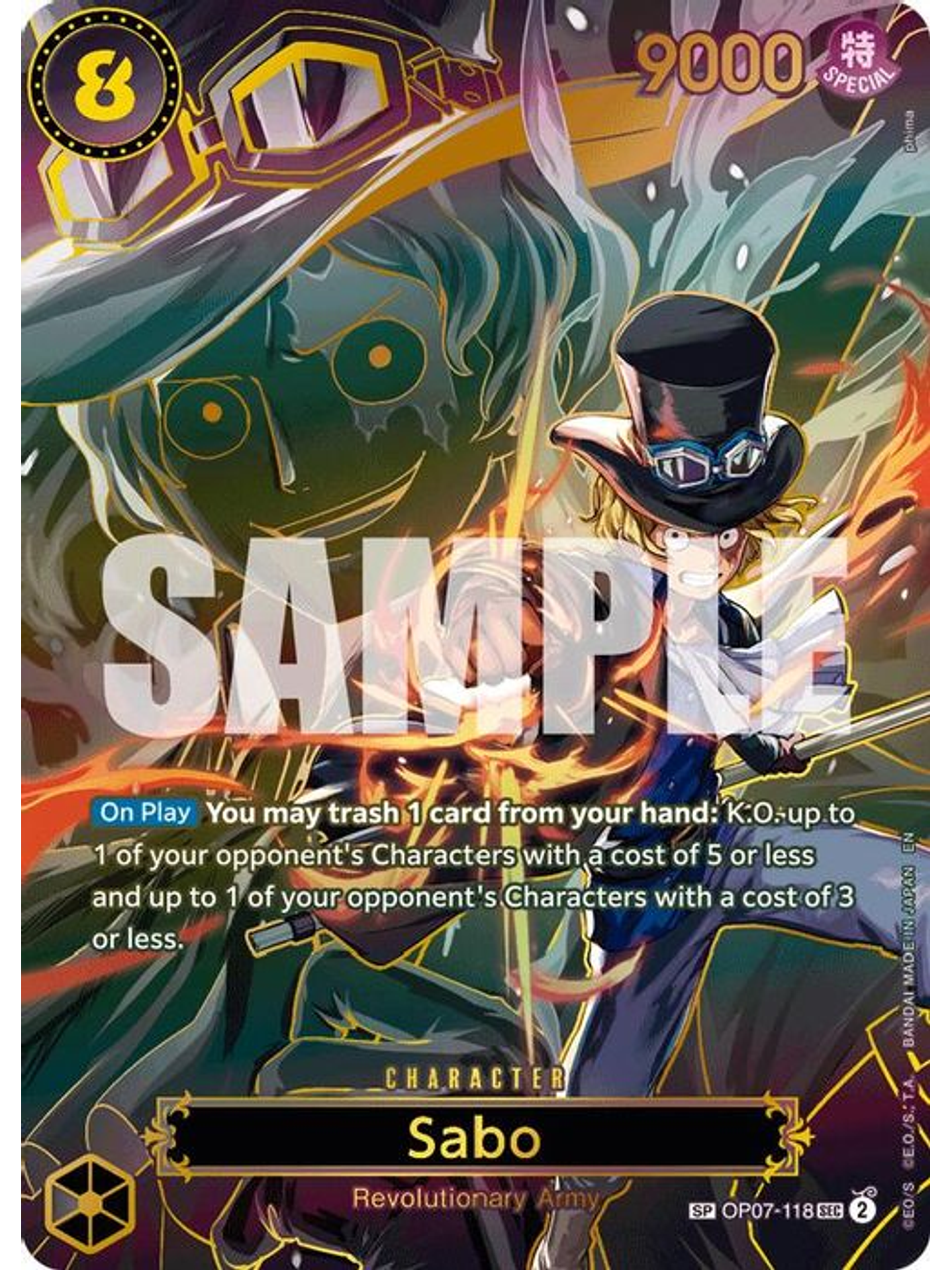 OP07-118 (Special Rare) Sabo (SP) 1