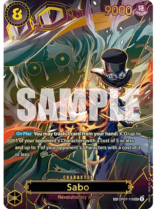 OP07-118 (Special Rare) Sabo (SP)