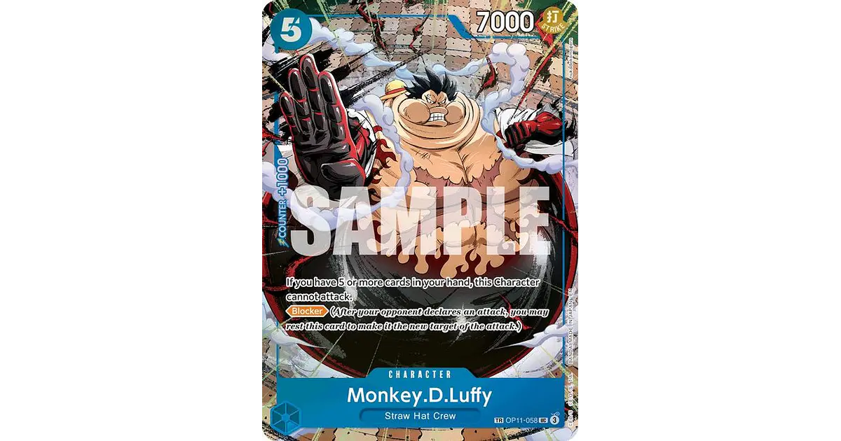 OP11-058 (Alternate Art) Monkey.D.Luffy