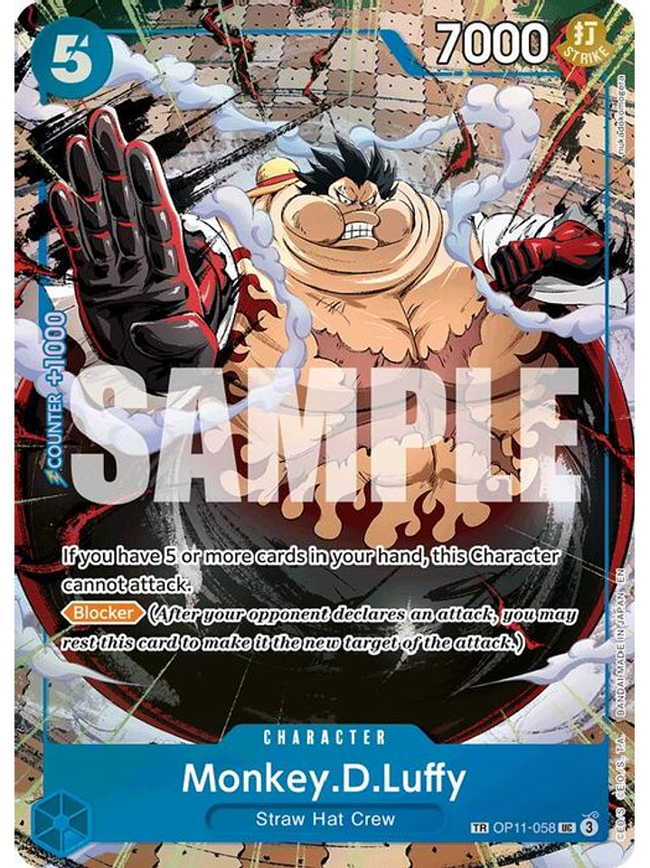 OP11-058 (Alternate Art) Monkey.D.Luffy 1