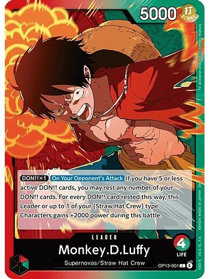 OP13-001 L Monkey.D.Luffy (001)