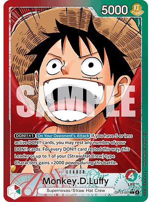 OP13-001 (Alternate Art) Monkey.D.Luffy (001)