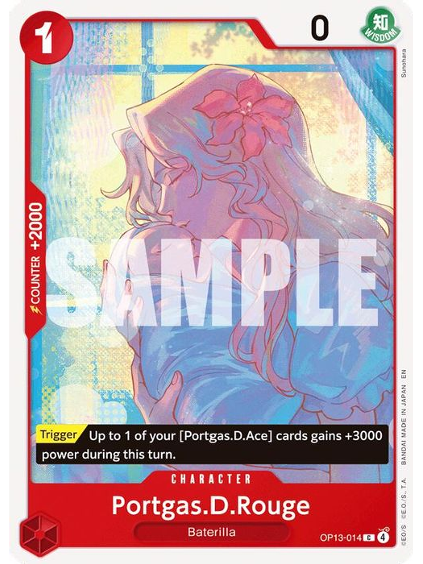 OP13-014 C Portgas.D.Rouge 1
