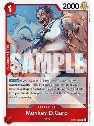 OP13-016 R Monkey.D.Garp