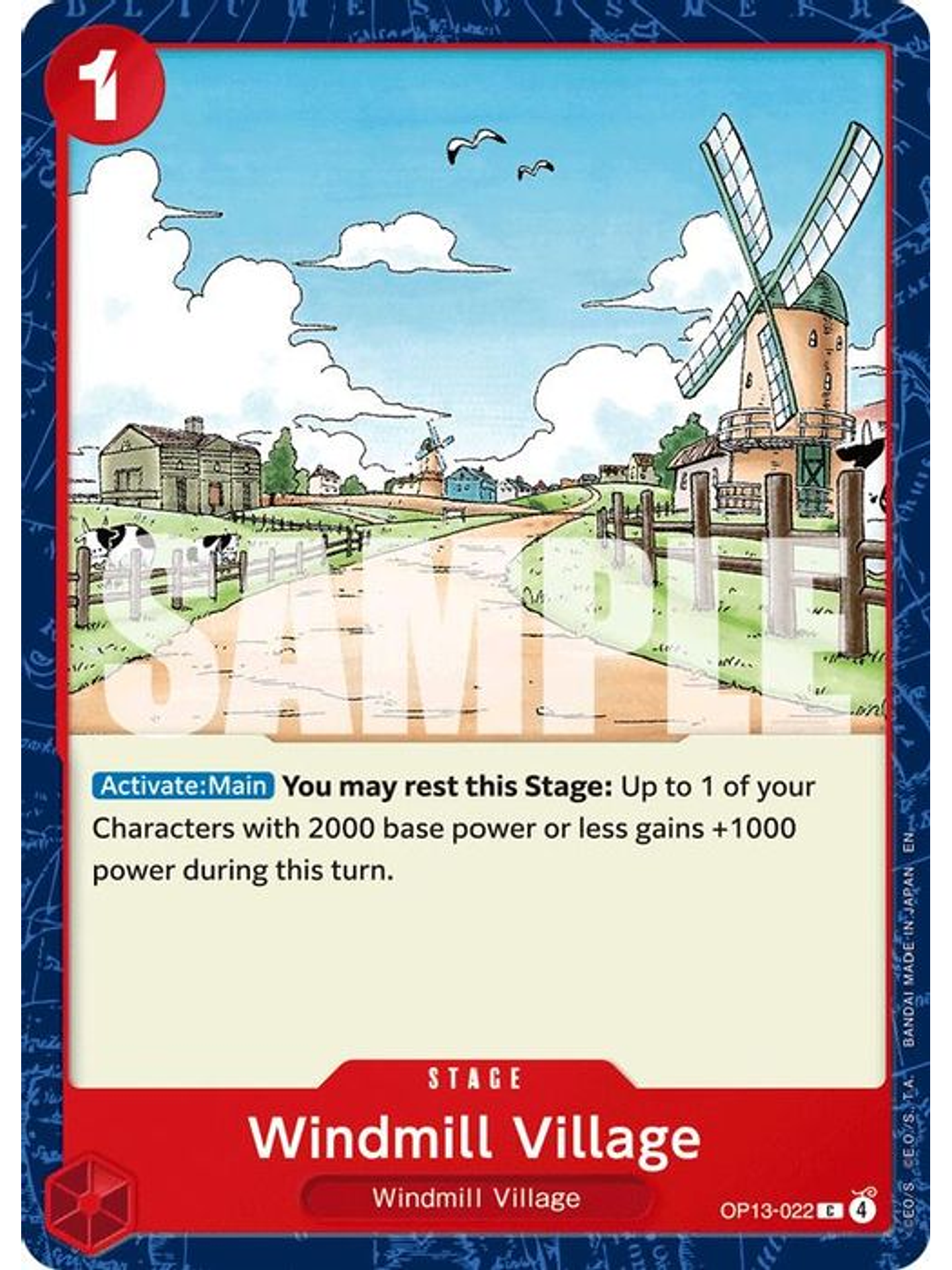 OP13-022 C Windmill Village 1