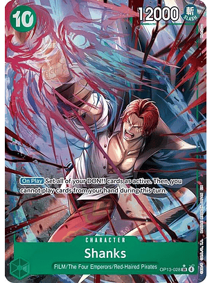 OP13-028 (Alternate Art) Shanks (028)