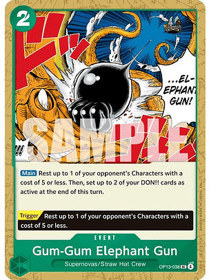 OP13-038 U Gum-Gum Elephant Gun