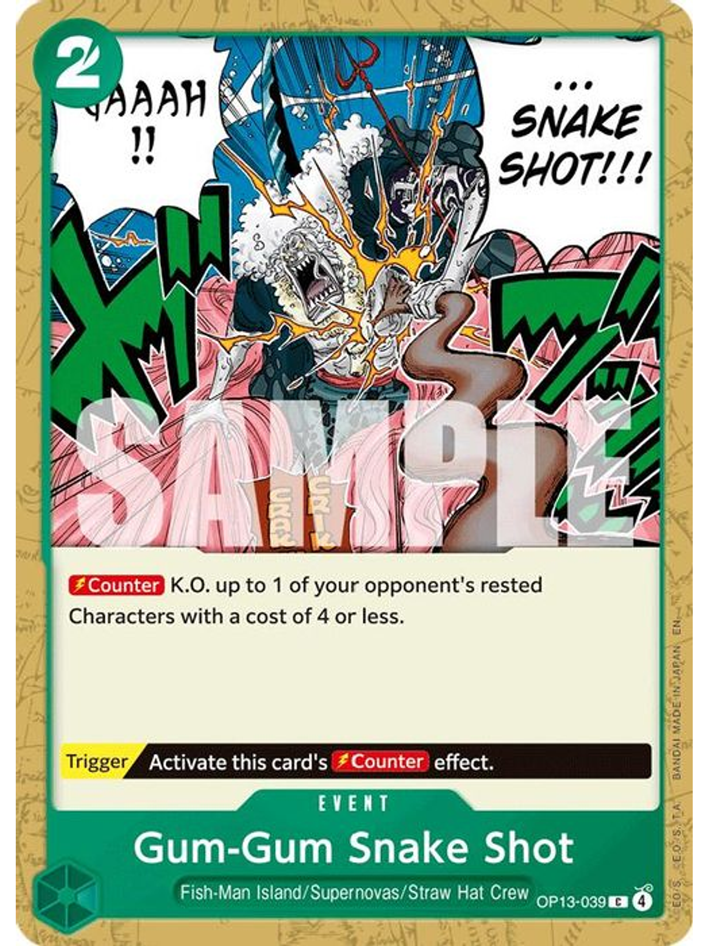 OP13-039 C Gum-Gum Snake Shot 1