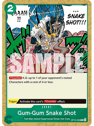OP13-039 C Gum-Gum Snake Shot