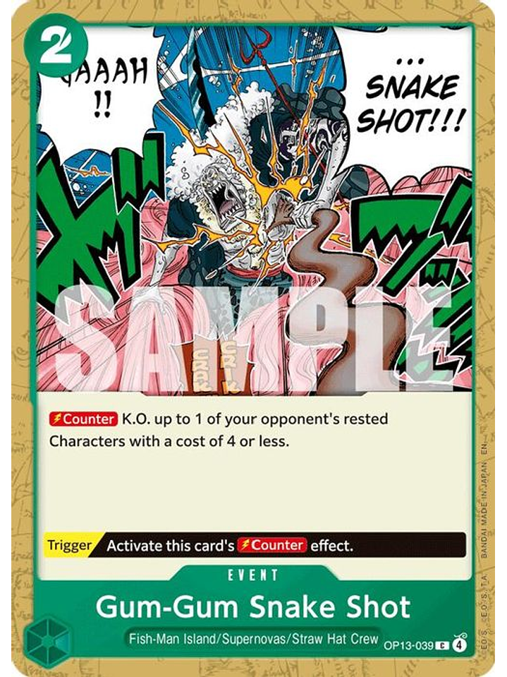 OP13-039 C Gum-Gum Snake Shot 1