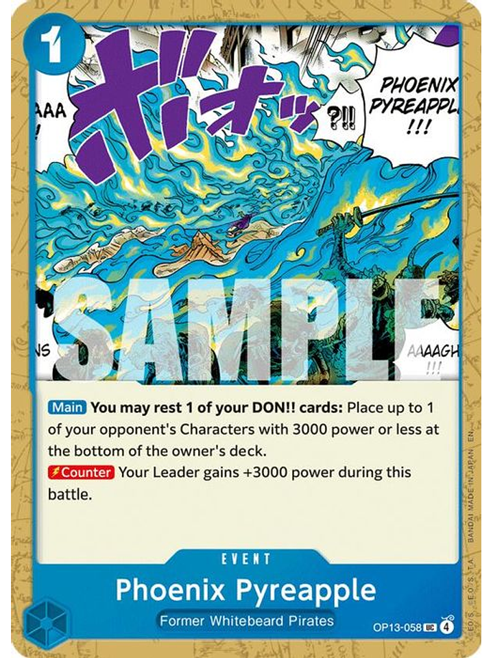 OP13-058 U Phoenix Pyreapple 1