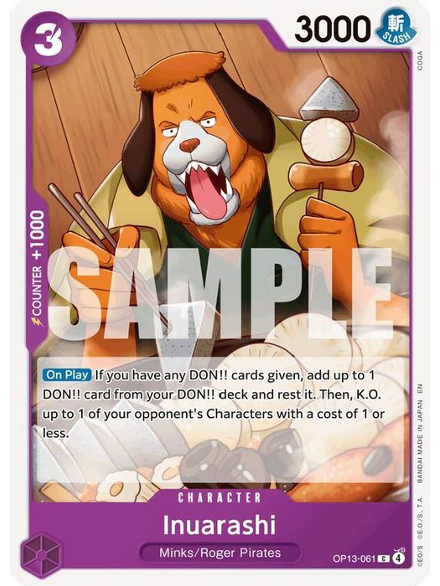 OP13-061 C Inuarashi 1