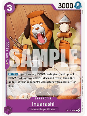 OP13-061 C Inuarashi