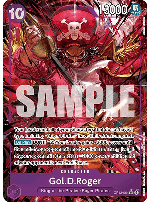 OP13-064 (Alternate Art) Gol.D.Roger (064)