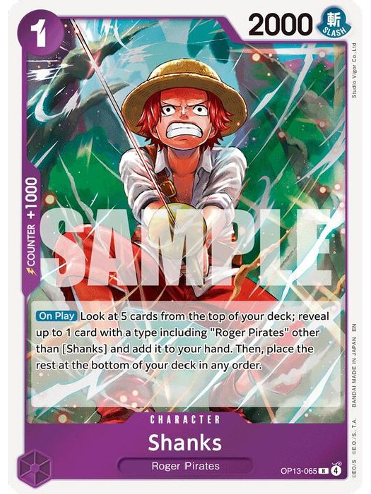 OP13-065 R Shanks (065) 1