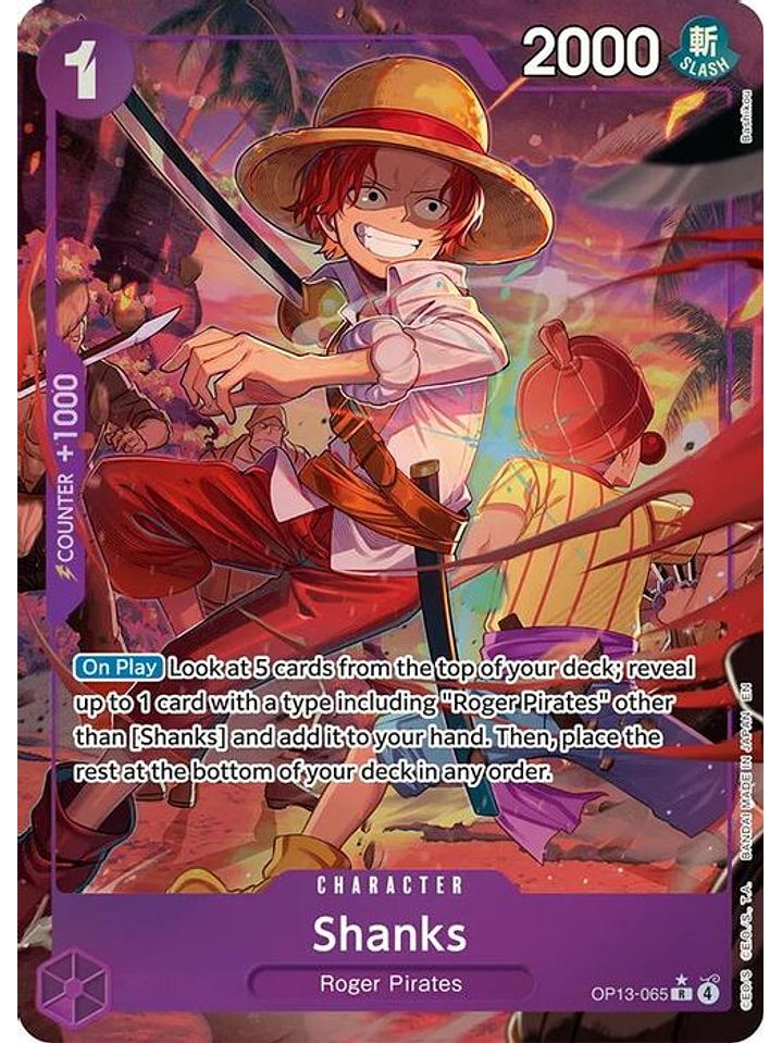 OP13-065 (Alternate Art) Shanks (065) 1