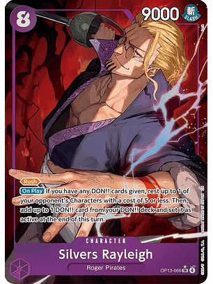 OP13-066 (Alternate Art) Silvers Rayleigh