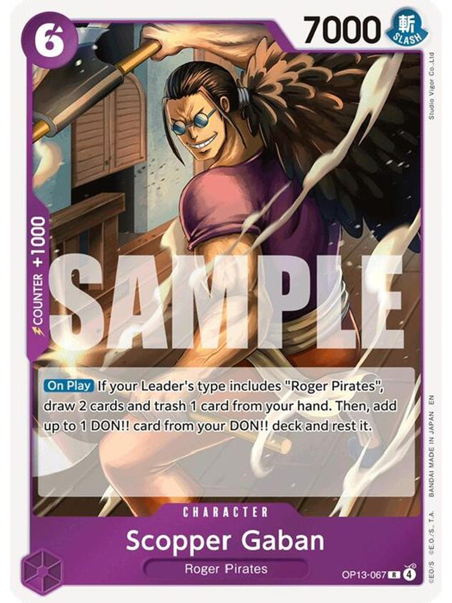 OP13-067 R Scopper Gaban 1