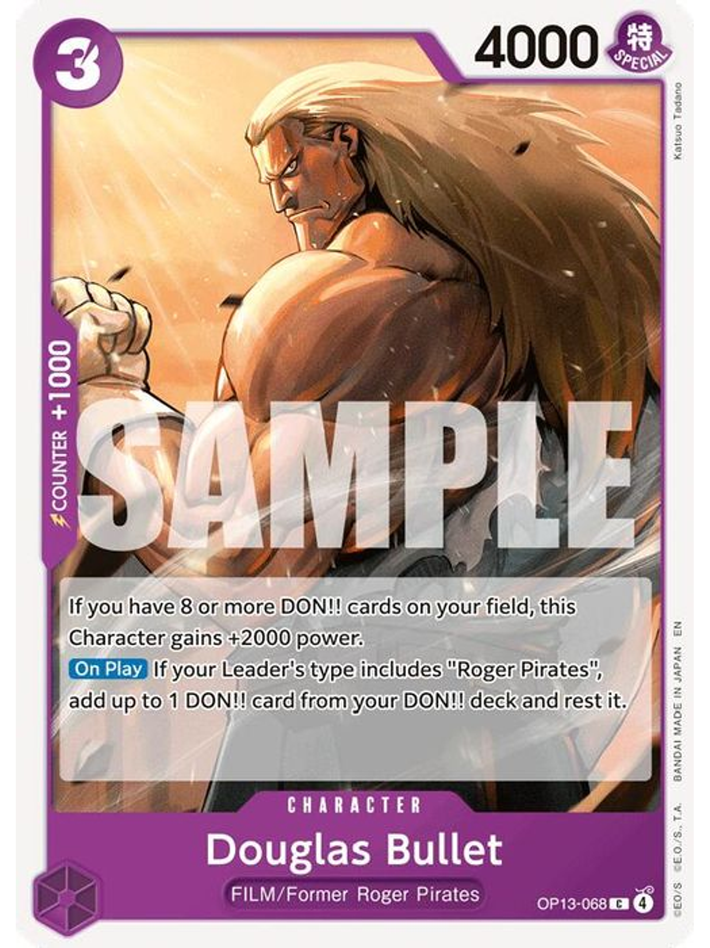 OP13-068 C Douglas Bullet 1