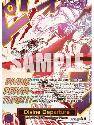 OP13-076 (Alternate Art) Divine Departure