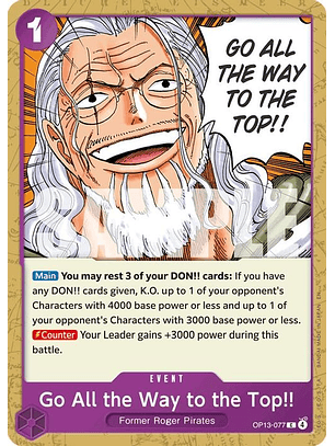 OP13-077 C Go All the Way to the Top!!