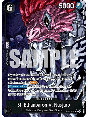 OP13-080 (Alternate Art) St. Ethanbaron V. Nusjuro