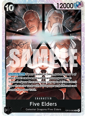 OP13-082 SR Five Elders