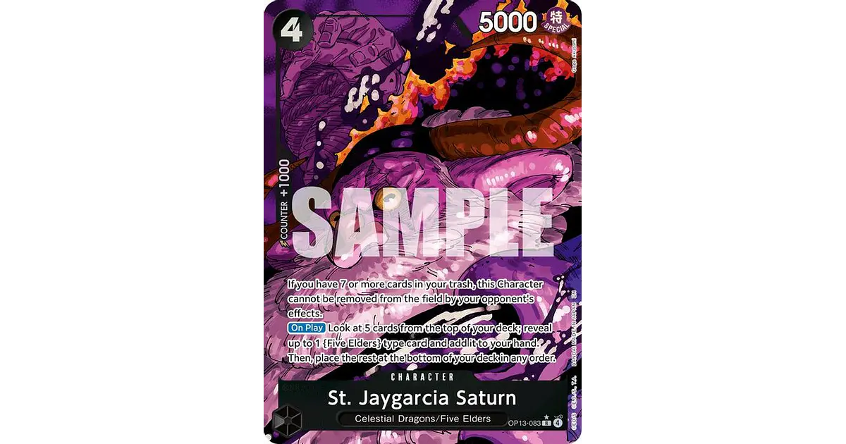 OP13-083 (Alternate Art) St. Jaygarcia Saturn