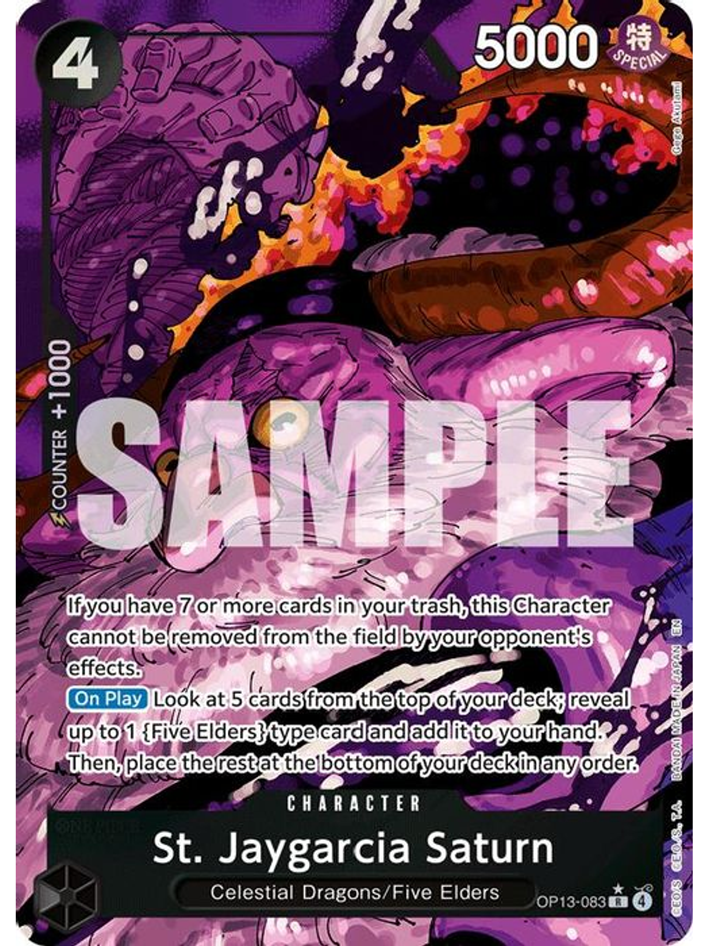 OP13-083 (Alternate Art) St. Jaygarcia Saturn 1