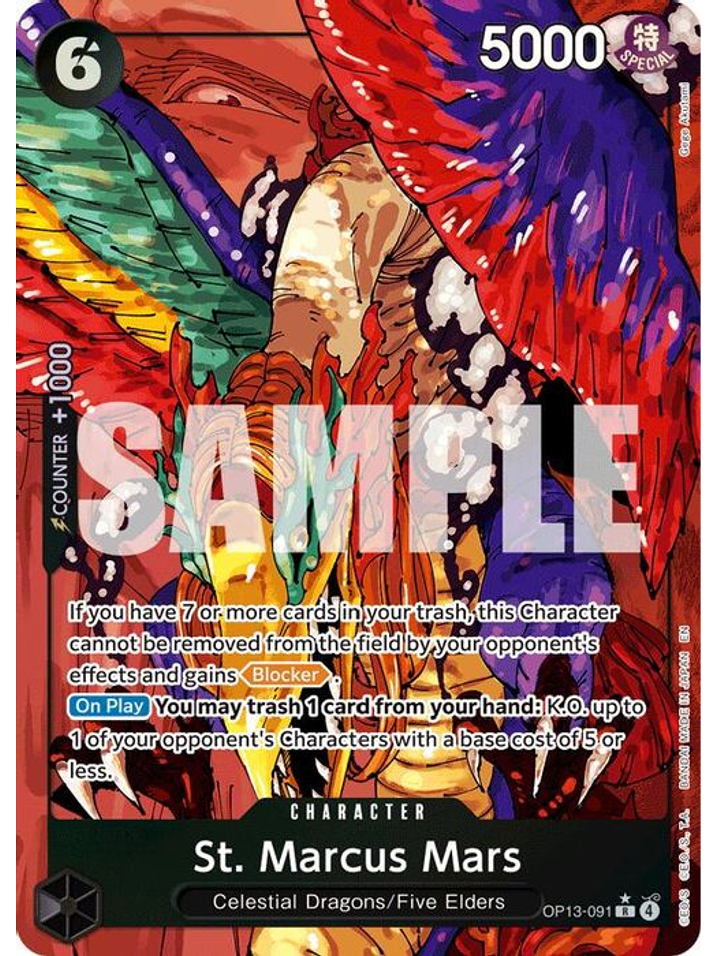 OP13-091 (Alternate Art) St. Marcus Mars 1