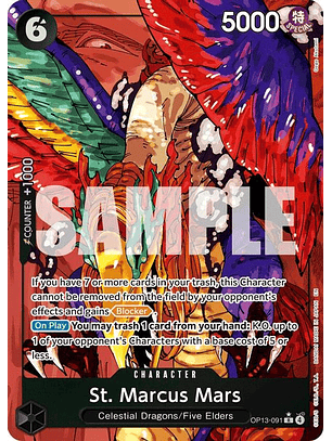 OP13-091 (Alternate Art) St. Marcus Mars