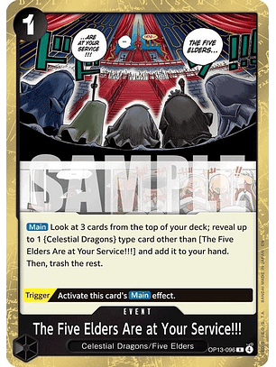 OP13-096 R The Five Elders Are at Your Service!!!