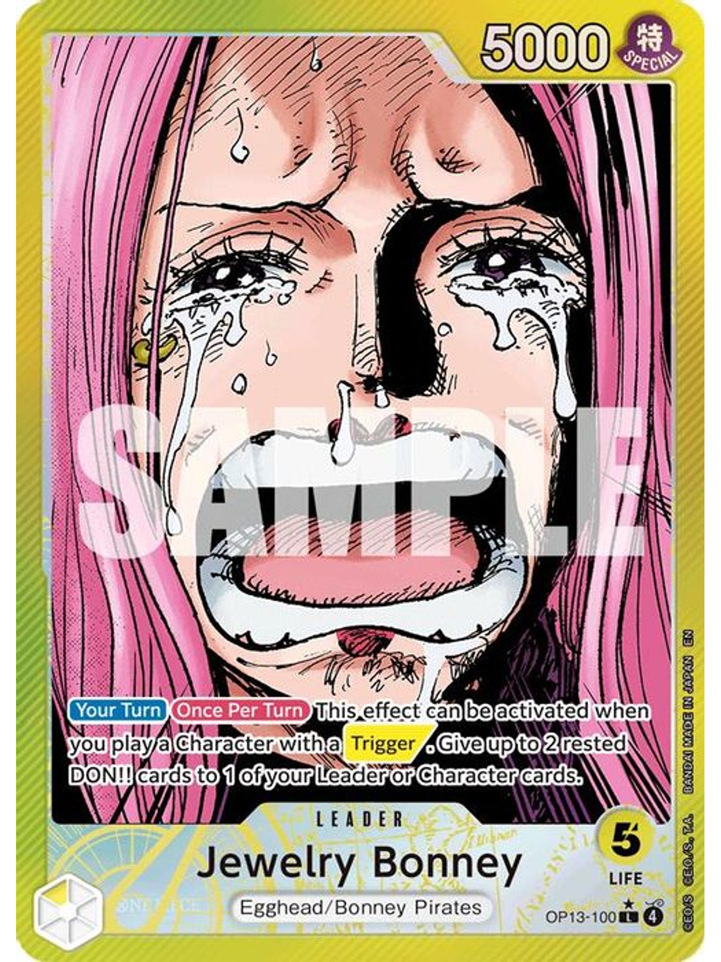 OP13-100 (Alternate Art) Jewelry Bonney (100) 1