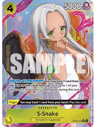 OP13-114 (Alternate Art) S-Snake