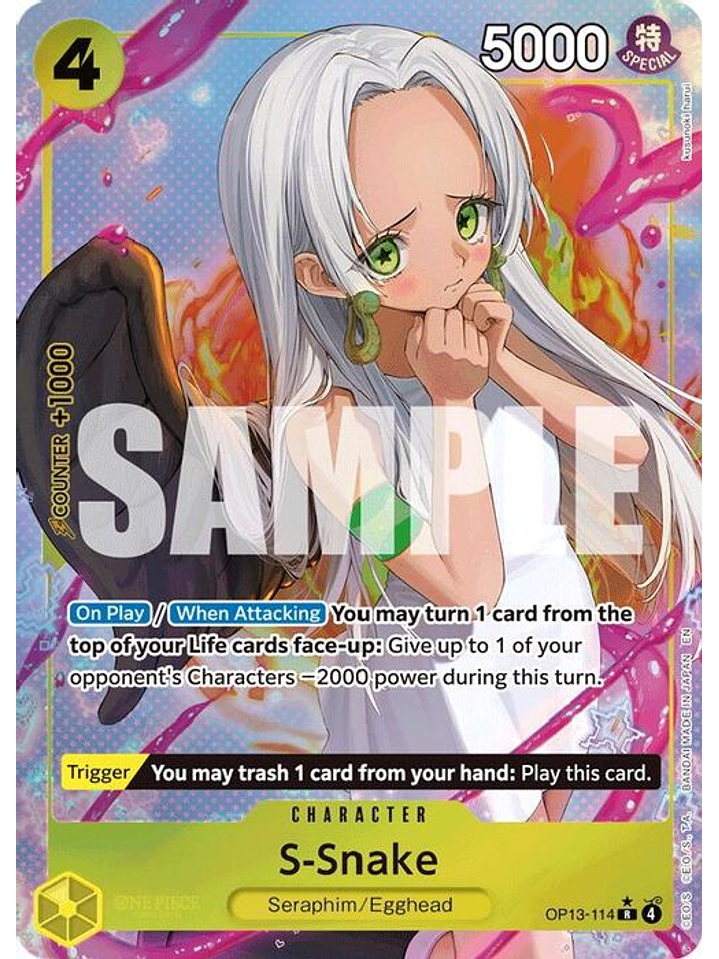 OP13-114 (Alternate Art) S-Snake 1