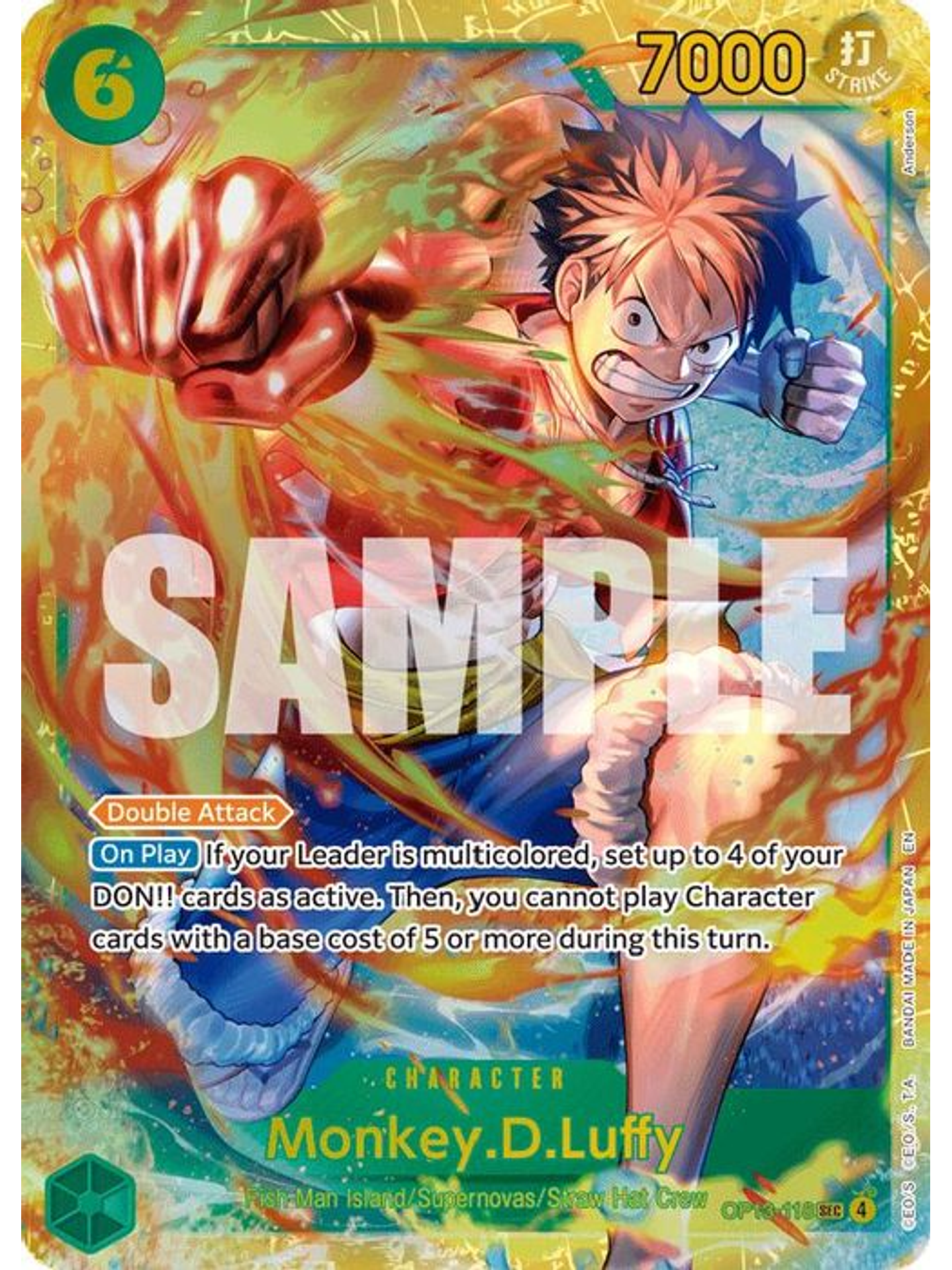 OP13-118 SEC Monkey.D.Luffy (118) 1