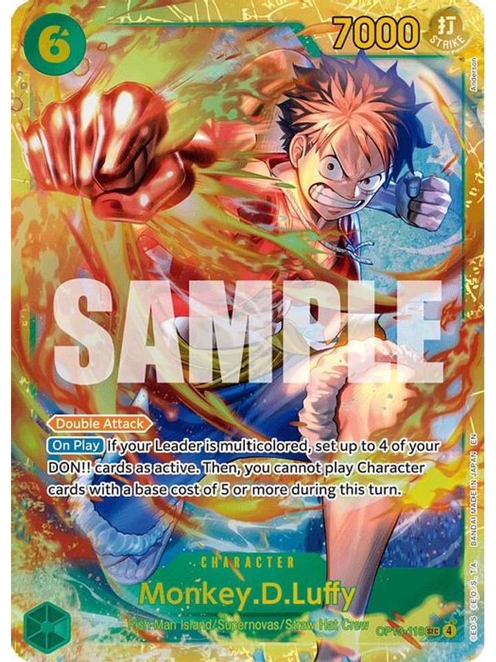 OP13-118 SEC Monkey.D.Luffy (118) 1
