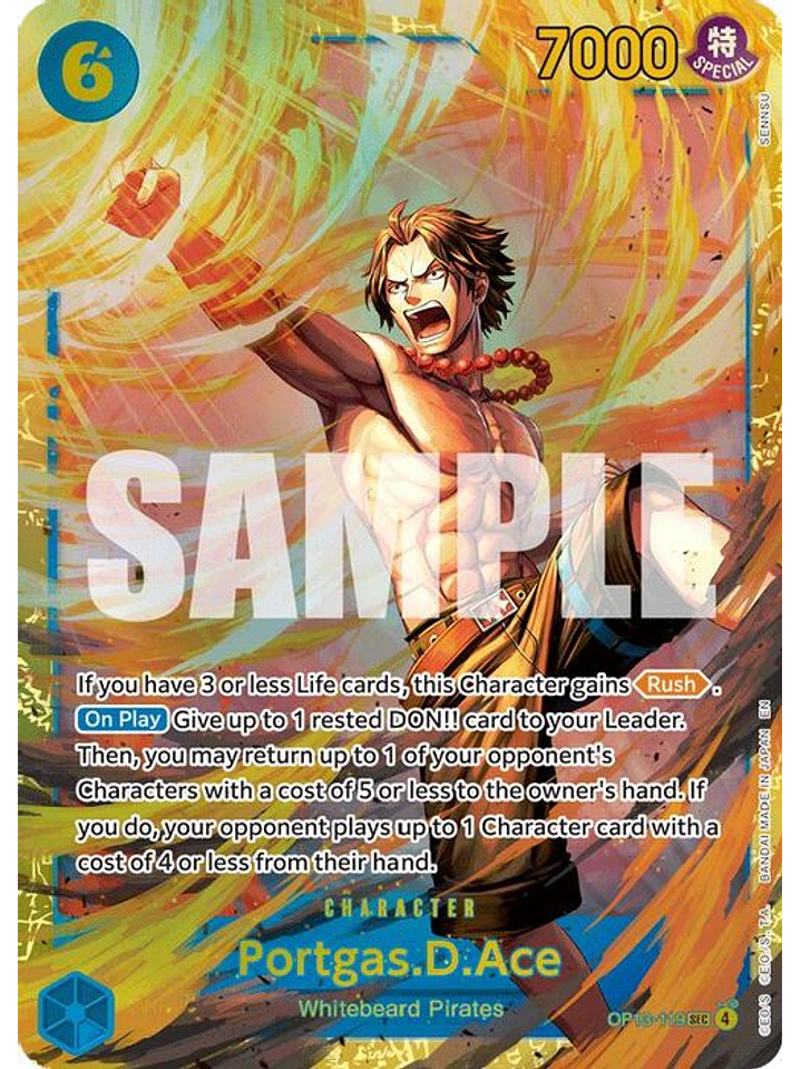 OP13-119 SEC Portgas.D.Ace (119) 1