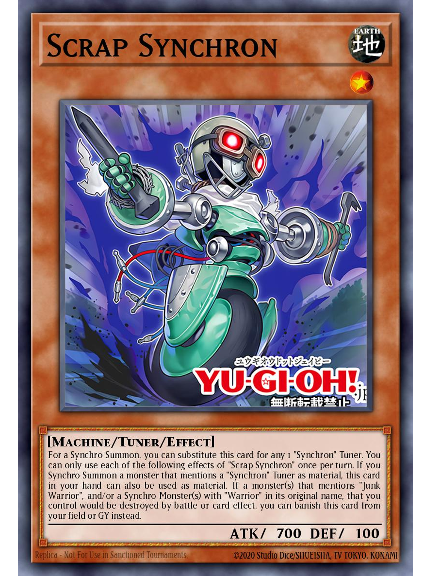 Scrap Synchron - L5DD-ENY04 - Ultra Rare 1st Edition 1