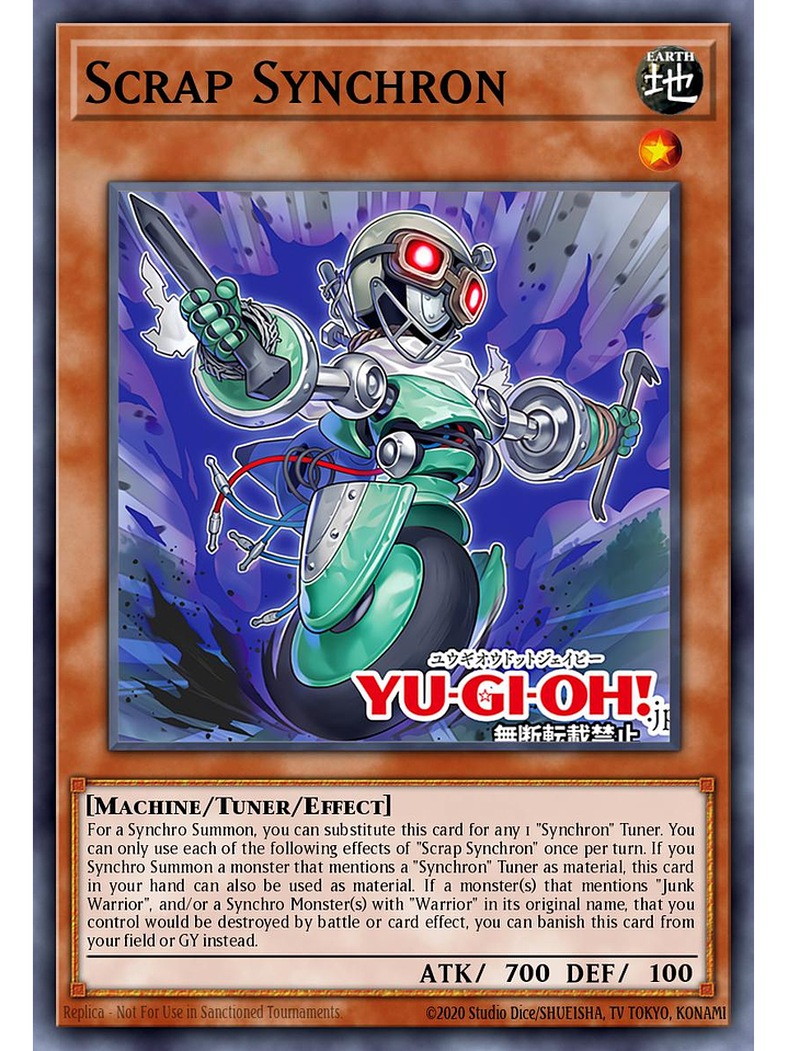 Scrap Synchron - L5DD-ENY04 - Ultra Rare 1st Edition 1