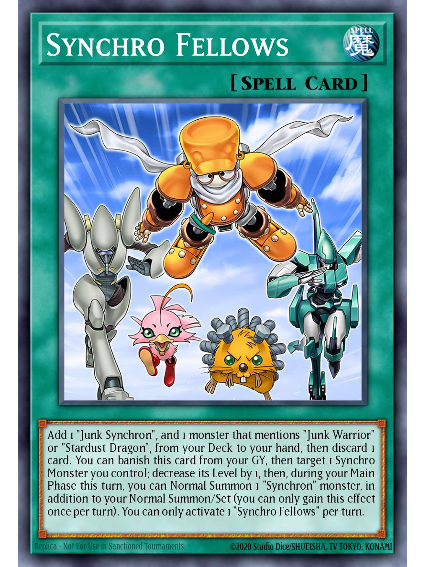 Synchro Fellowship - L5DD-ENY05 - Ultra Rare 1st Edition 1