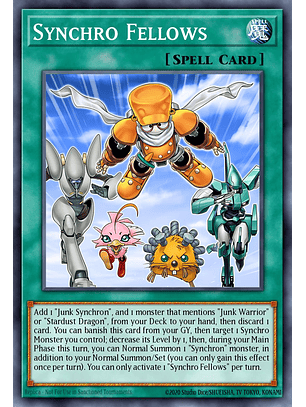 Synchro Fellowship - L5DD-ENY05 - Ultra Rare 1st Edition