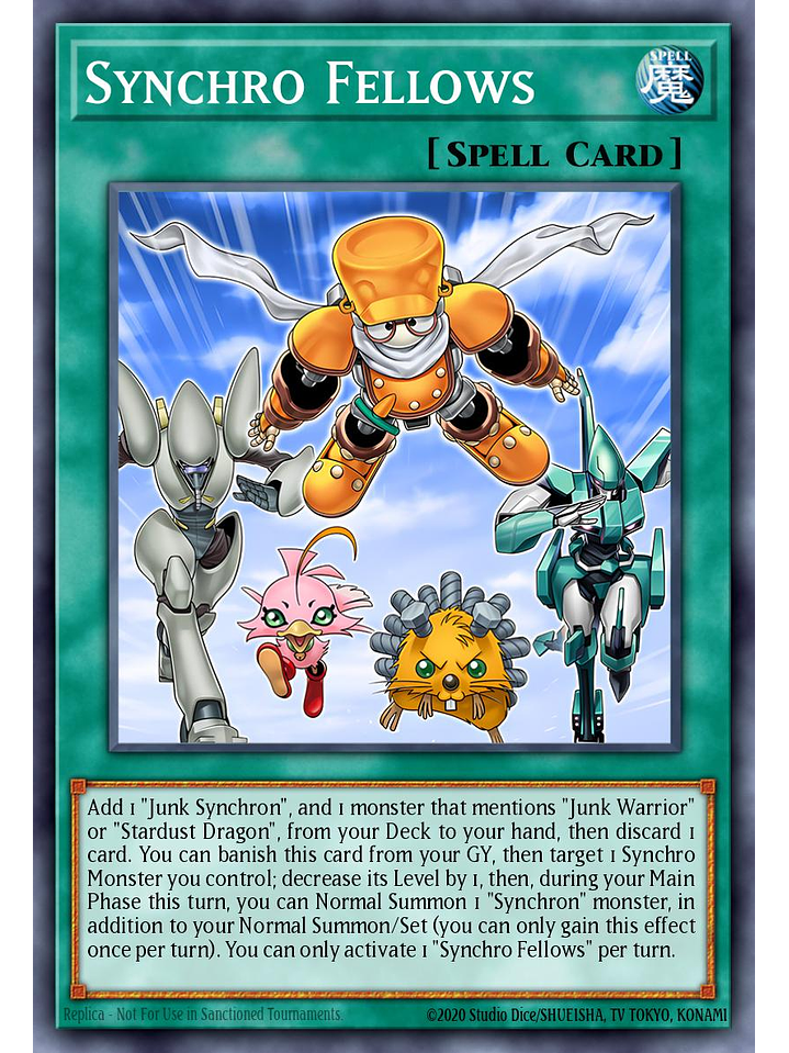 Synchro Fellowship - L5DD-ENY05 - Ultra Rare 1st Edition 1