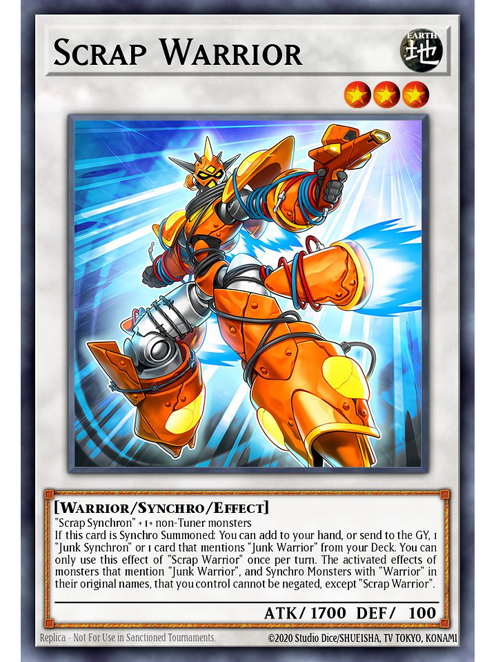 Scrap Warrior - L5DD-ENY33 - Ultra Rare 1st Edition 1