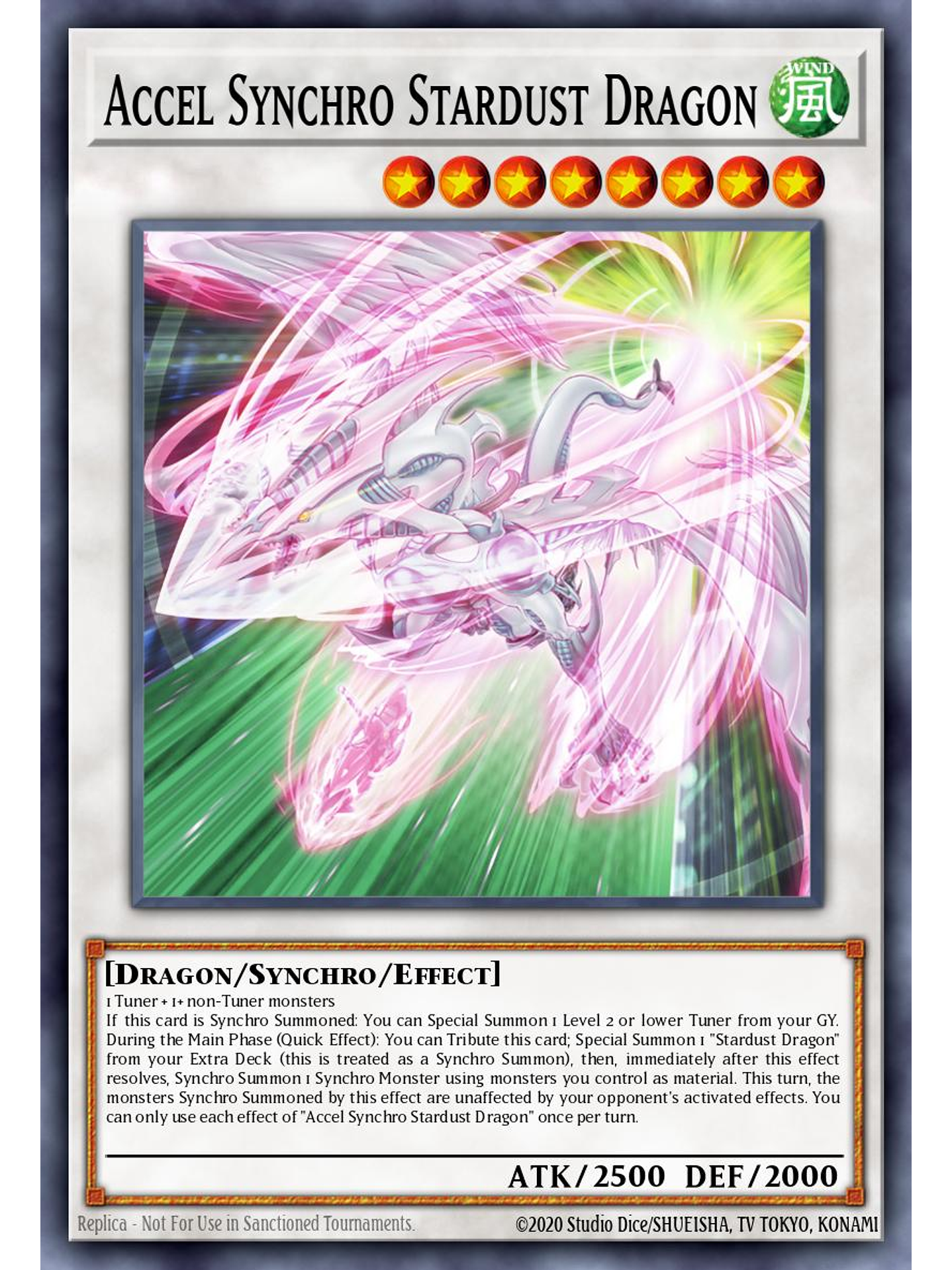 Accel Synchro Stardust Dragon - L5DD-ENY37 - Common 1st Edition 1