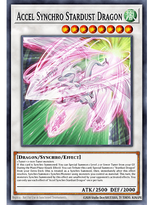 Accel Synchro Stardust Dragon - L5DD-ENY37 - Common 1st Edition
