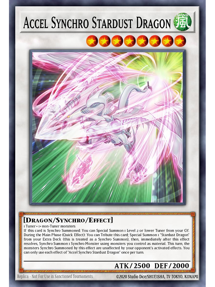 Accel Synchro Stardust Dragon - L5DD-ENY37 - Common 1st Edition 1