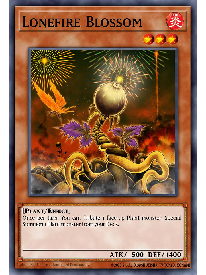 Lonefire Blossom - L5DD-ENA01 - Common 1st Edition 1