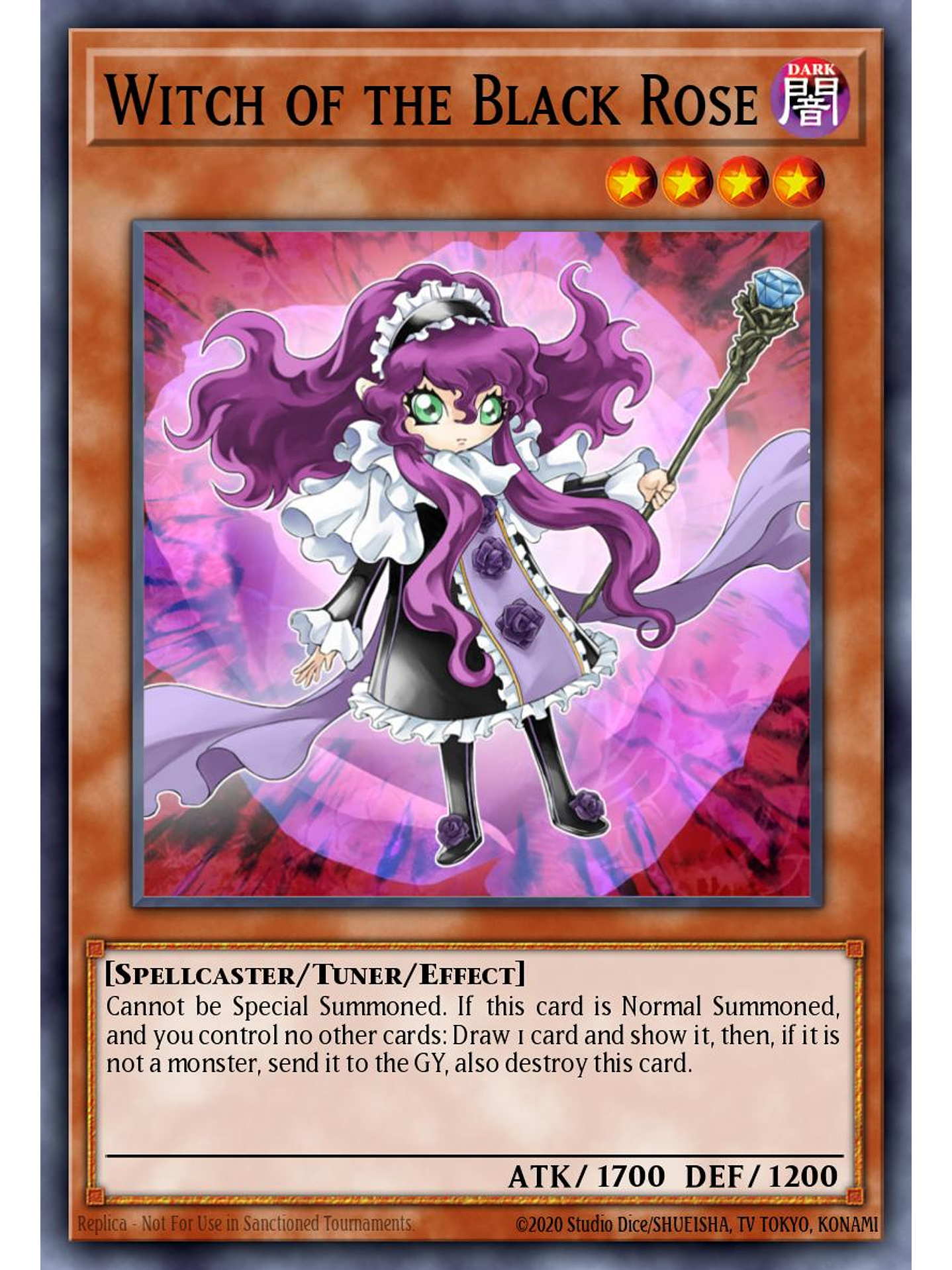 Witch of the Black Rose - L5DD-ENA02 - Common 1st Edition 1