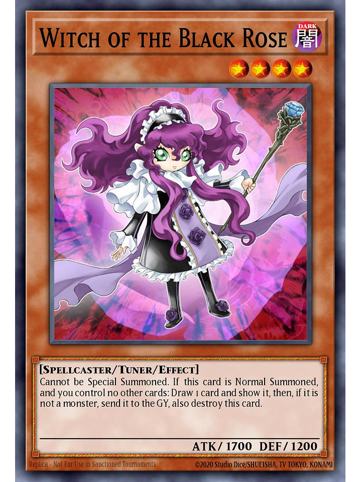 Witch of the Black Rose - L5DD-ENA02 - Common 1st Edition 1